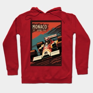 1980 Monaco Grand Prix Travel Poster Hoodie